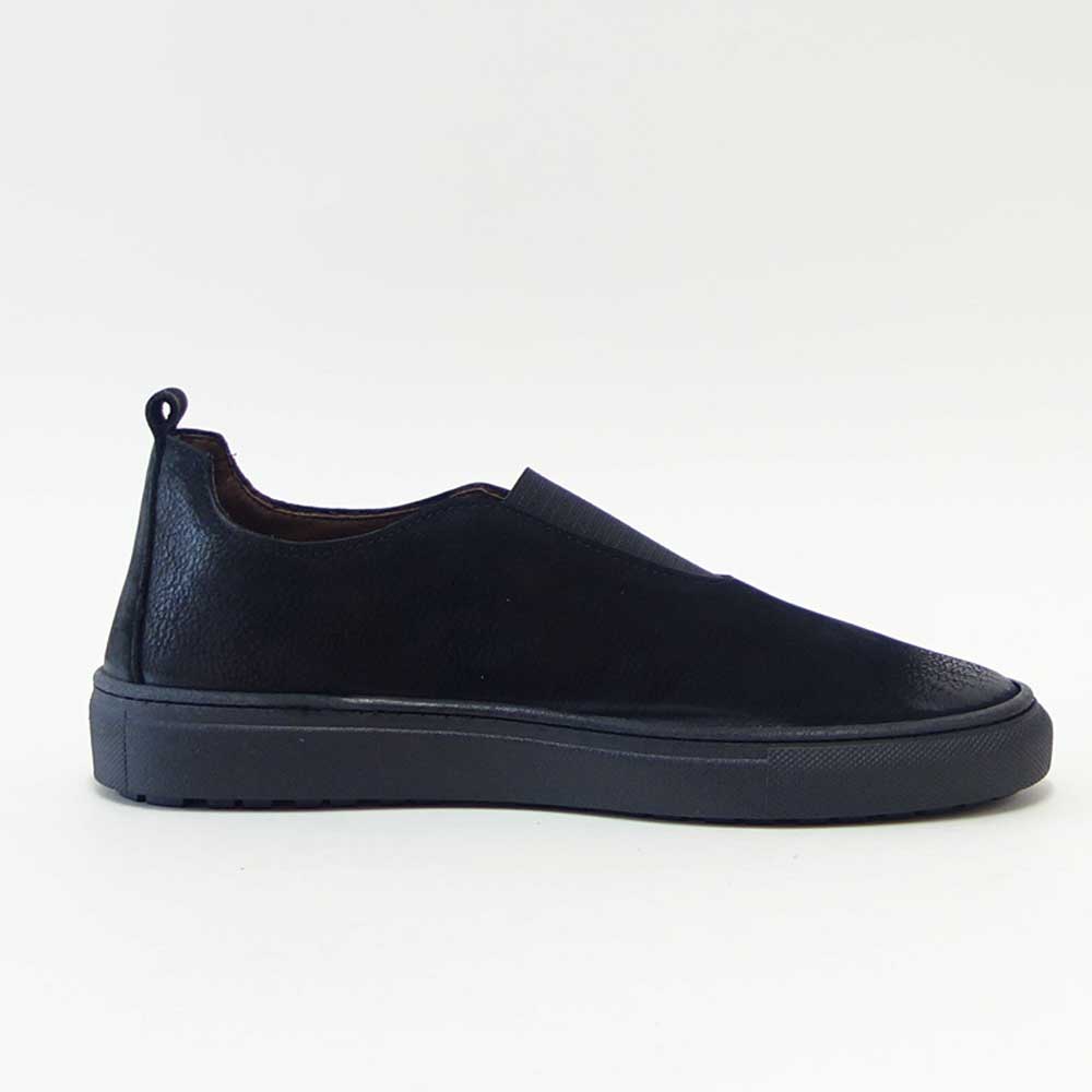 BUENOSHOESブエノD2602ブラックスリッポン天然皮革トルコ製軽量スニーカーコンフォートシューズ「靴」