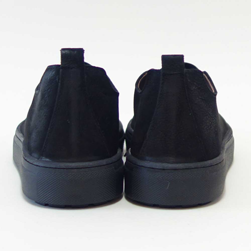 BUENOSHOESブエノD2602ブラックスリッポン天然皮革トルコ製軽量スニーカーコンフォートシューズ「靴」