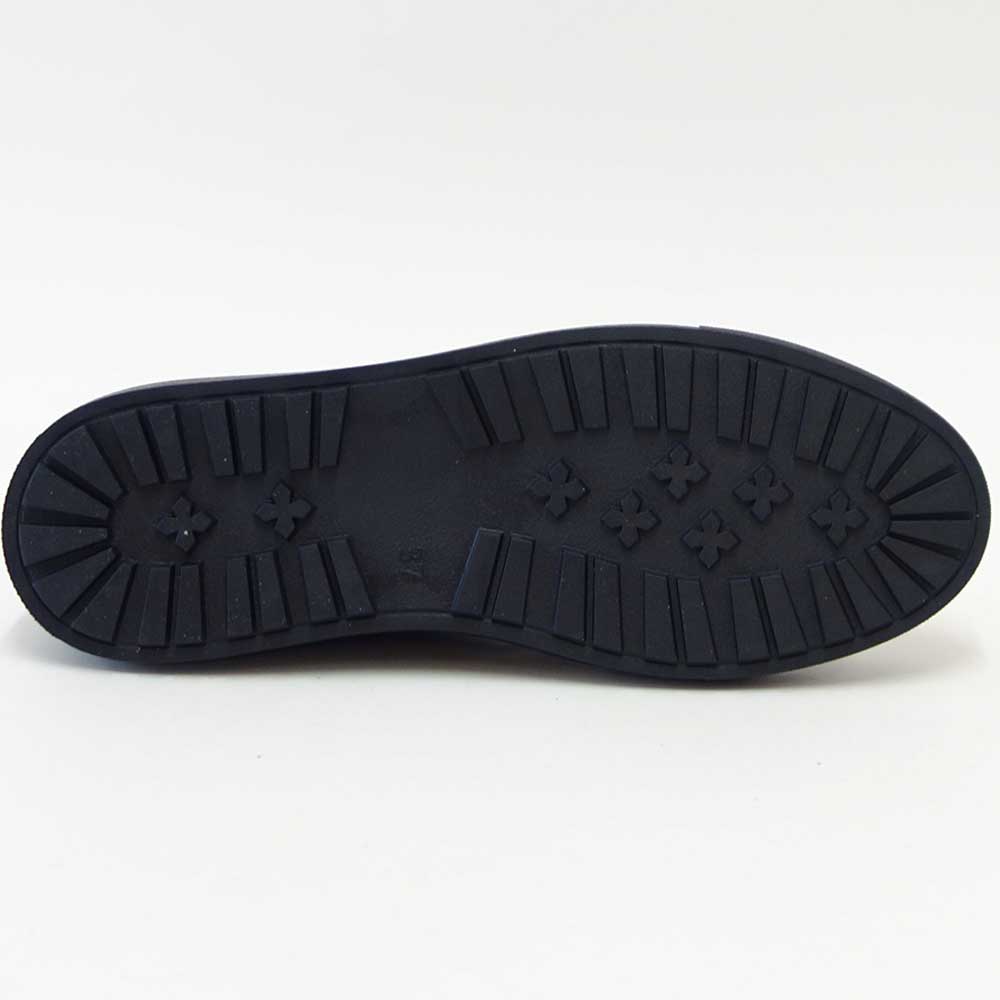BUENOSHOESブエノD2602ブラックスリッポン天然皮革トルコ製軽量スニーカーコンフォートシューズ「靴」