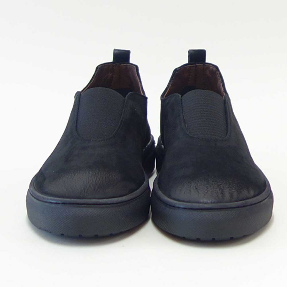 BUENOSHOESブエノD2602ブラックスリッポン天然皮革トルコ製軽量スニーカーコンフォートシューズ「靴」