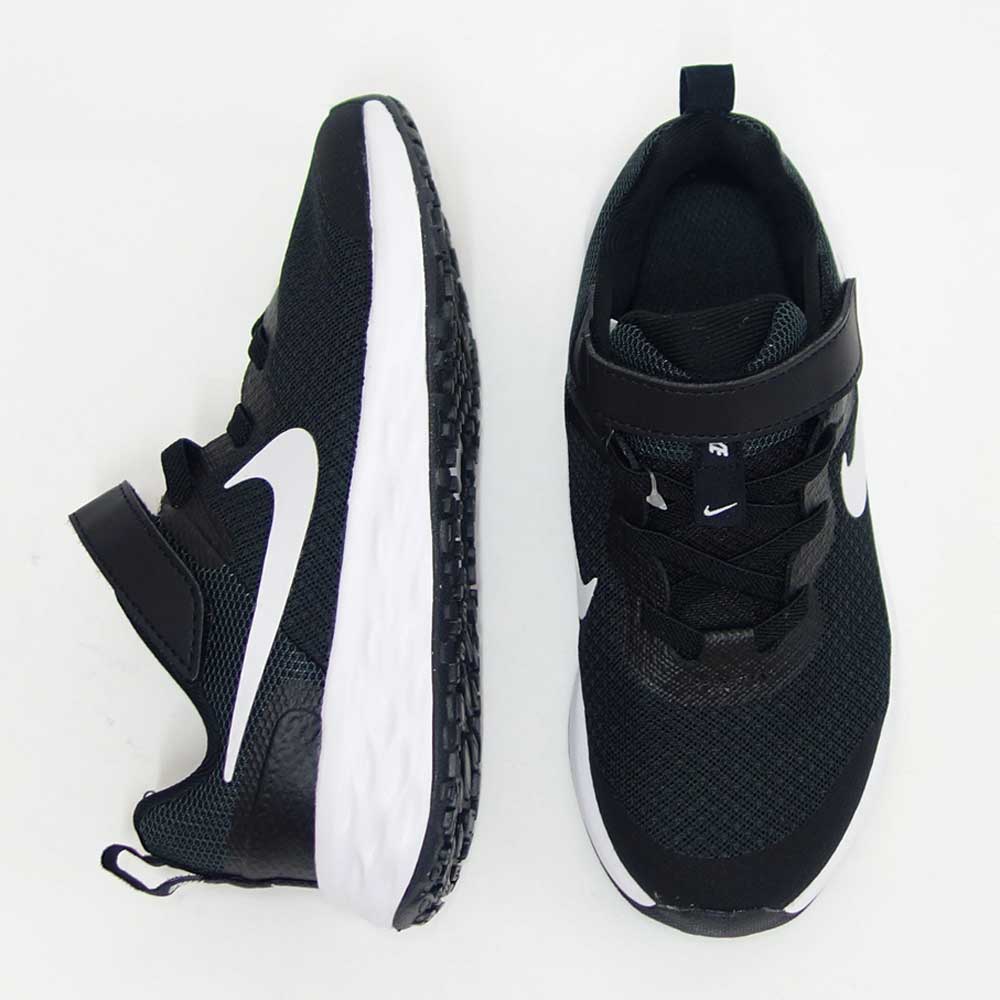 NIKE ナイキ レボリューション 6 dd1095003 ブラック/ホワイト Nike Revolution 6 (キッズシューズ) スポーツシューズ「靴」