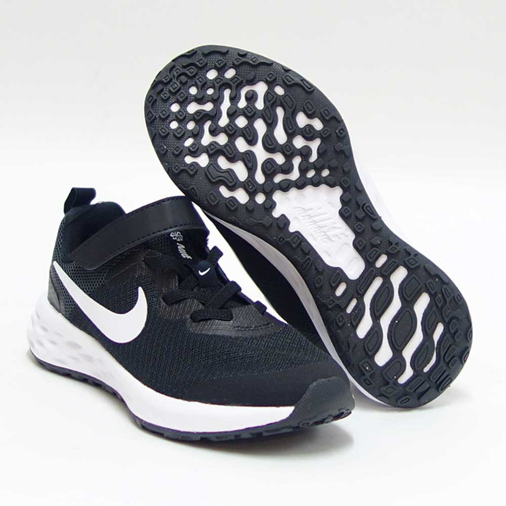 NIKE ナイキ レボリューション 6 dd1095003 ブラック/ホワイト Nike Revolution 6 (キッズシューズ) スポーツシューズ「靴」