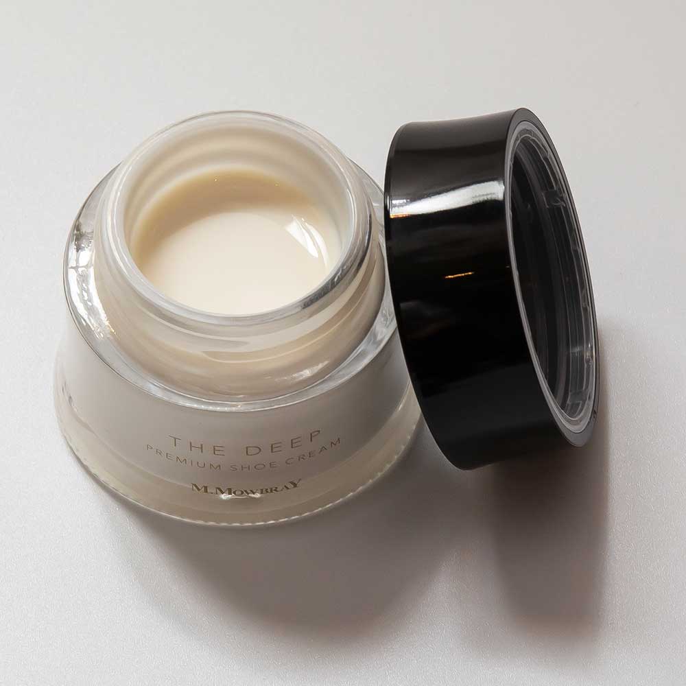 M.MOWBRAY M.モゥブレィ THE DEEP PREMIUM SHOE CREAM(ザ・ディープ シュークリーム) 艶出しクリーム ハイシャイン下地 スムースレザー