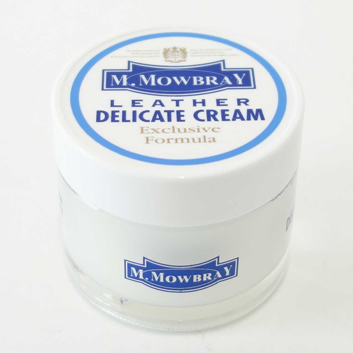 デリケートクリーム モウブレイ M.MOWBRAY M.モゥブレィ DELICATE CREAM(イタリア製)60ml ソフトレザー用・栄養・潤い・柔軟効果 モゥブレイ R&D アールアンドデー 保湿 しっとり ツヤ出しレザーケア バッグ 財布 ウェア ソファ 革小物 お手入れ