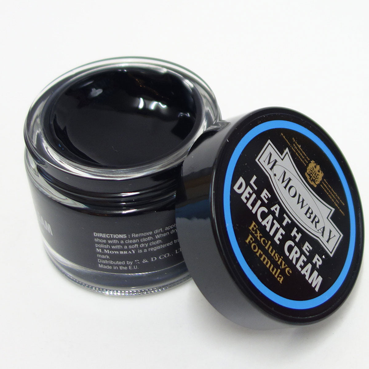 M.MOWBRAY M.モゥブレィ DELICATE CREAM (デリケートクリーム ブラック) ソフトレザー用・栄養・潤い・柔軟効果(イタリア製) モウブレイ R&D