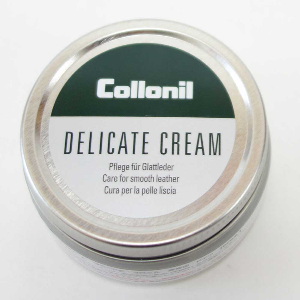 コロニル Collonil デリケートクリーム(ドイツ製) 60ml デリケートレザーの汚れ落としと保湿効果 カーフ ラム シープ ヌメ革 クリーナー クリーニング 汚れ落とし 革 革用 スムースレザー 栄養 保湿 保革 無色