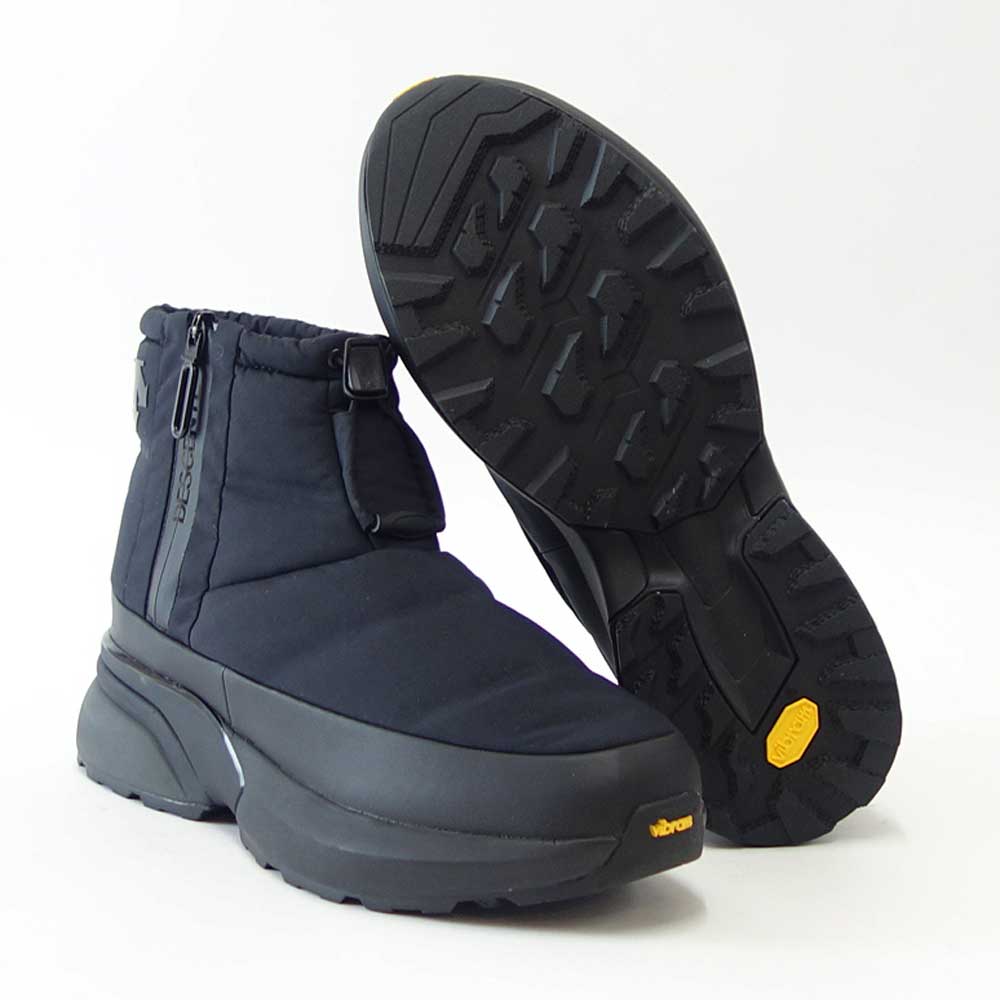 【SALE 40%OFF】 デサント DESCENTE アクティブ ウィンターブーツ ショートプラス(ユニセックス) dm1sjd40bk カラー:ブラック 防水シューズ 防滑 ビブラムソール 全天候型 ショートブーツ「靴」