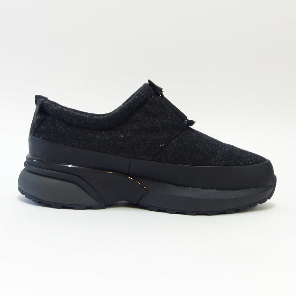【SALE 40%OFF】 デサント DESCENTE アクティブ ウィンターモック(ユニセックス) カラー:ブラック/グレー 防水シューズ ラバーソール 全天候型 スリッポン モック「靴」