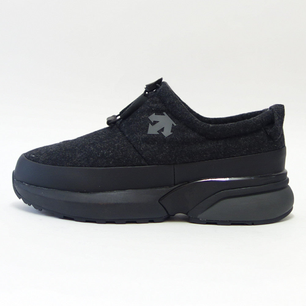 【SALE 40%OFF】 デサント DESCENTE アクティブ ウィンターモック(ユニセックス) カラー:ブラック/グレー 防水シューズ ラバーソール 全天候型 スリッポン モック「靴」