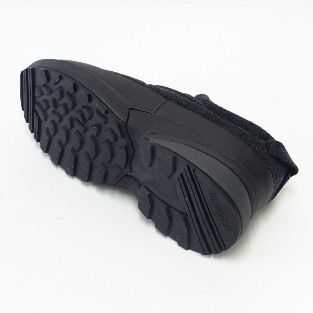【SALE 40%OFF】 デサント DESCENTE アクティブ ウィンターモック(ユニセックス) カラー:ブラック/グレー 防水シューズ ラバーソール 全天候型 スリッポン モック「靴」