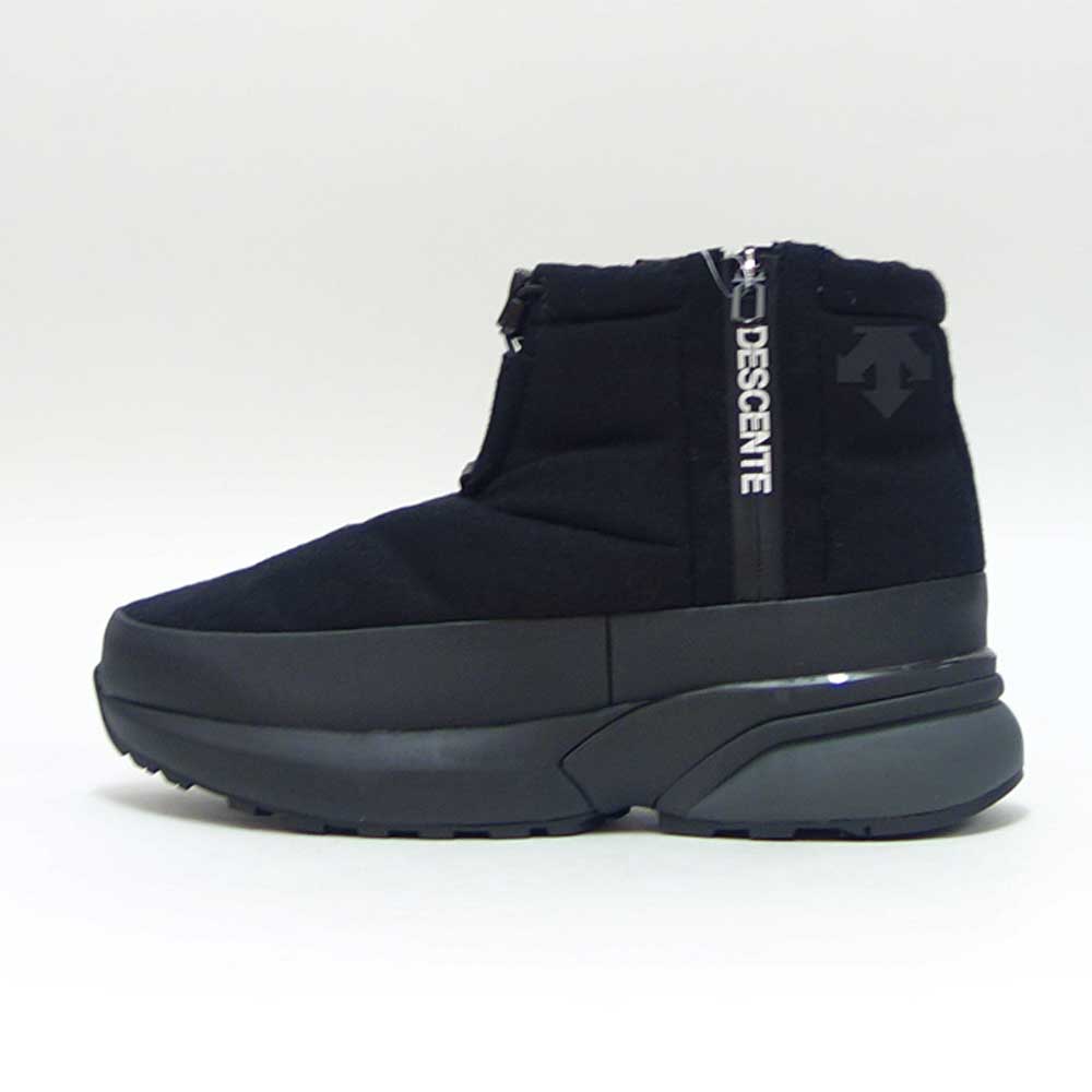 【SALE 40%OFF】 デサント DESCENTE アクティブ ウィンターブーツ ショート(ユニセックス) dm1ujd20bb カラー:メルトンブラック   防水ブーツ ラバーソール 全天候型 アンクルブーツ「靴」
