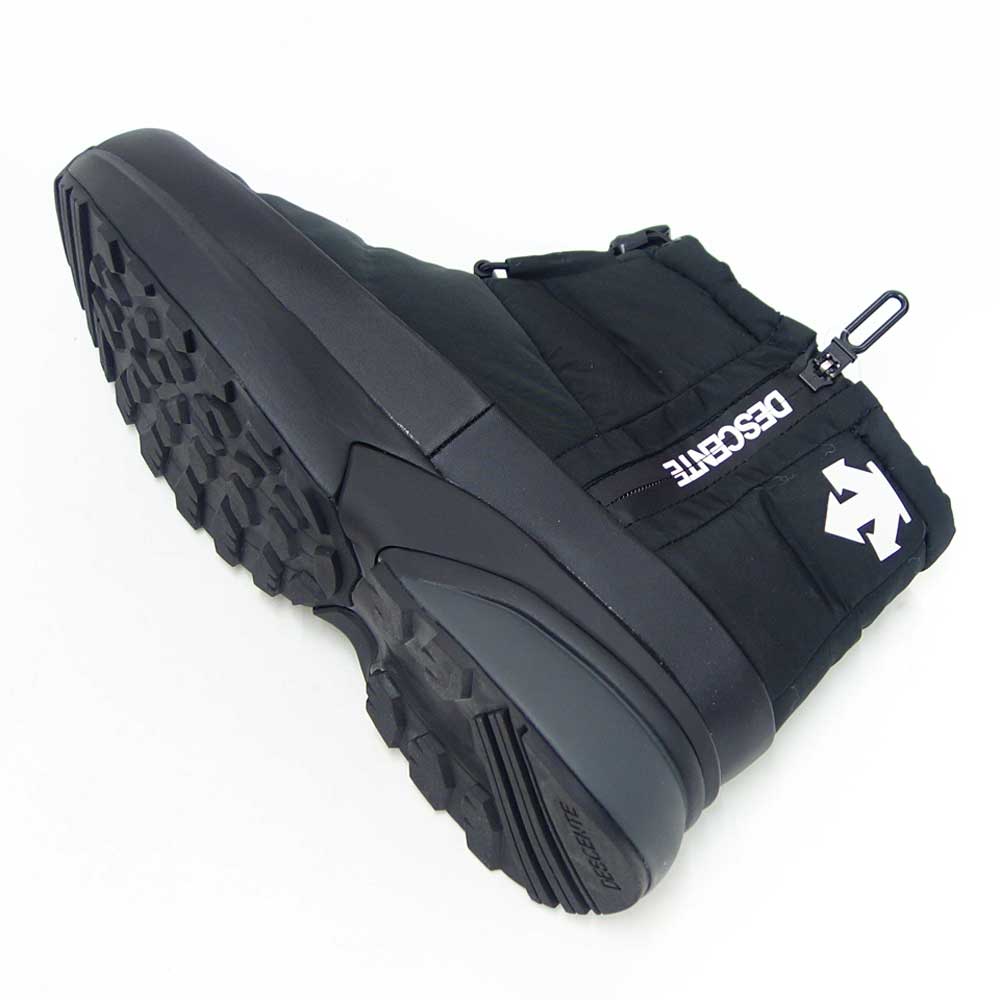 【SALE 40%OFF】 デサント DESCENTE アクティブ ウィンターブーツ ショート(ユニセックス) dm1ujd20bk カラー:ブラック   防水ブーツ ラバーソール 全天候型 アンクルブーツ「靴」