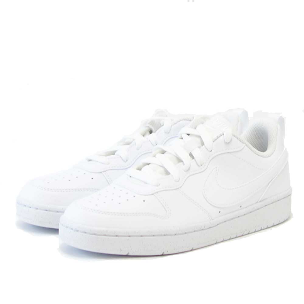 NIKE ナイキ dv5456106 ナイキ コート ボロー LOW リクラフト GS ホワイト NIKE COURT BOROUGH LOW RECRAFT GS(ジュニアシューズ)「靴」