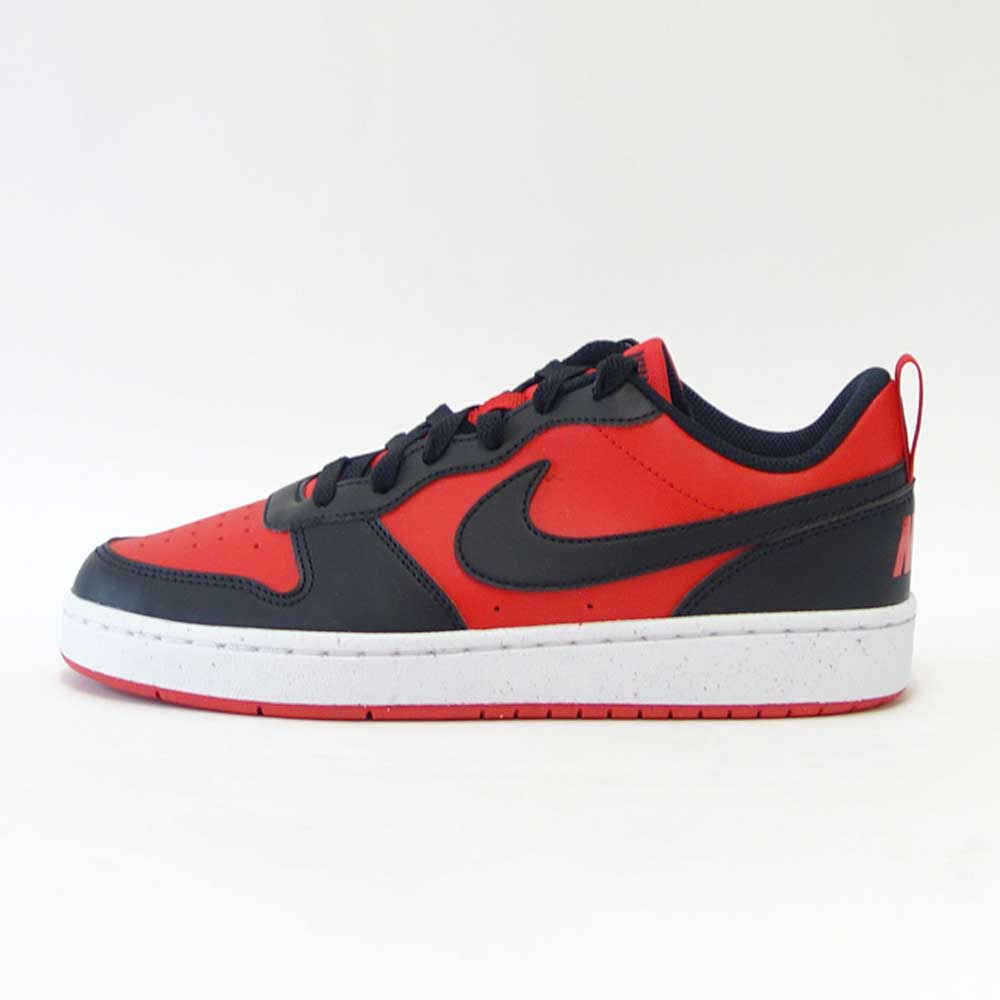 NIKE ナイキ dv5456600 ナイキ コート ボロー LOW リクラフト GS レッド/ブラック NIKE COURT BOROUGH LOW RECRAFT GS(ジュニアシューズ)「靴」