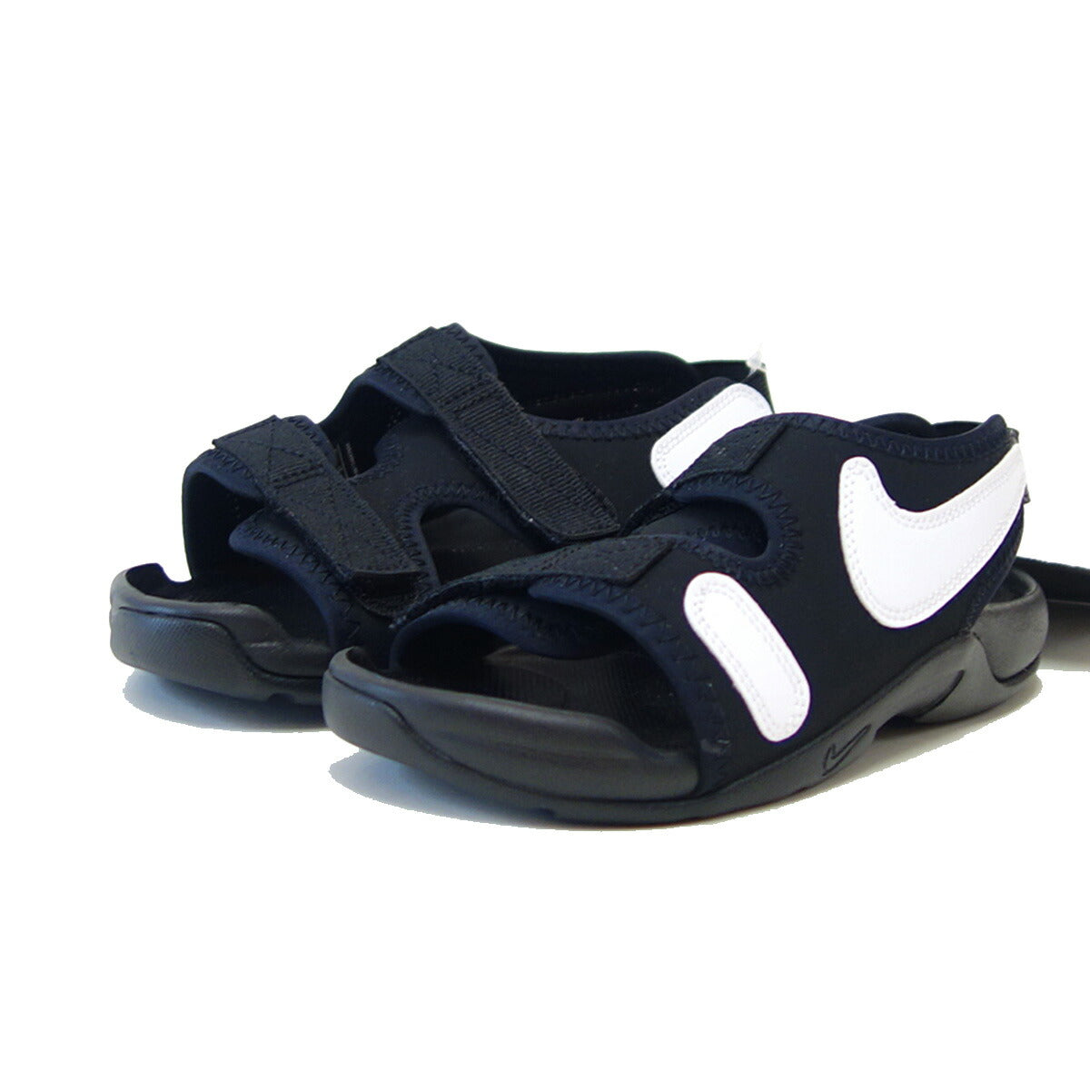 NIKEナイキDX5545002ナイキサンレイアジャスト6PSブラック/ホワイト(キッズシューズ)ストラップサンダル「靴」