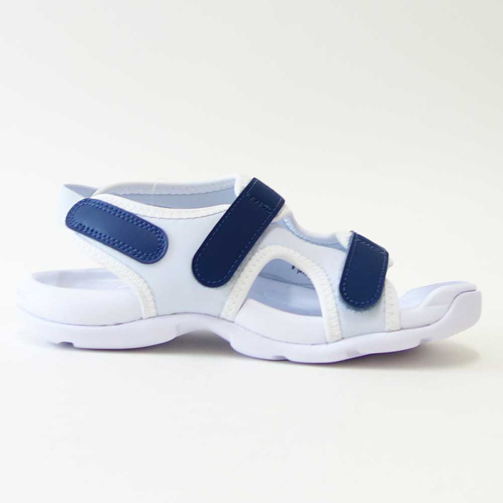 NIKEナイキDX5545003ナイキサンレイアジャスト6PSフットボールグレー/ネイビー(キッズシューズ)ストラップサンダル「靴」