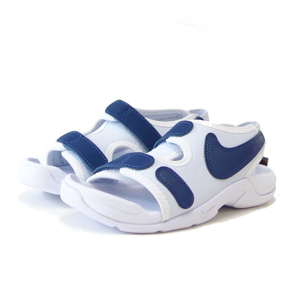 NIKEナイキDX5545003ナイキサンレイアジャスト6PSフットボールグレー/ネイビー(キッズシューズ)ストラップサンダル「靴」