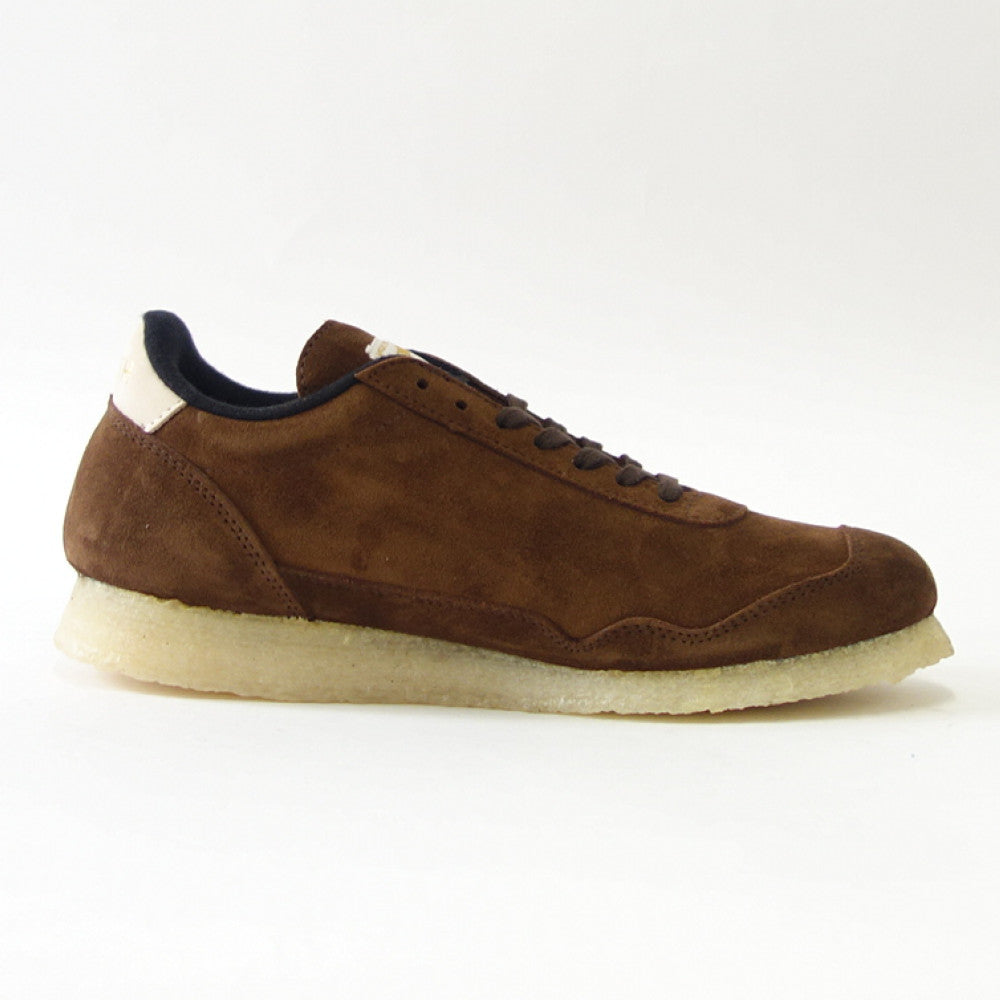 WALSH ウォルシュ ENC 71038(ユニセックス) ENSIGN CREPE カラー:COFFEE(英国製) スエードレザーのランニングスニーカー 「靴」