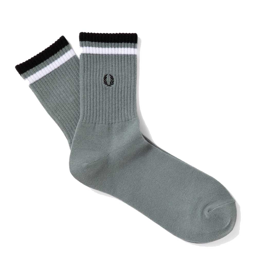 FRED PERRY フレッドペリー TIPPED SHORT SOCKS F19805 ショートソックス(日本製)