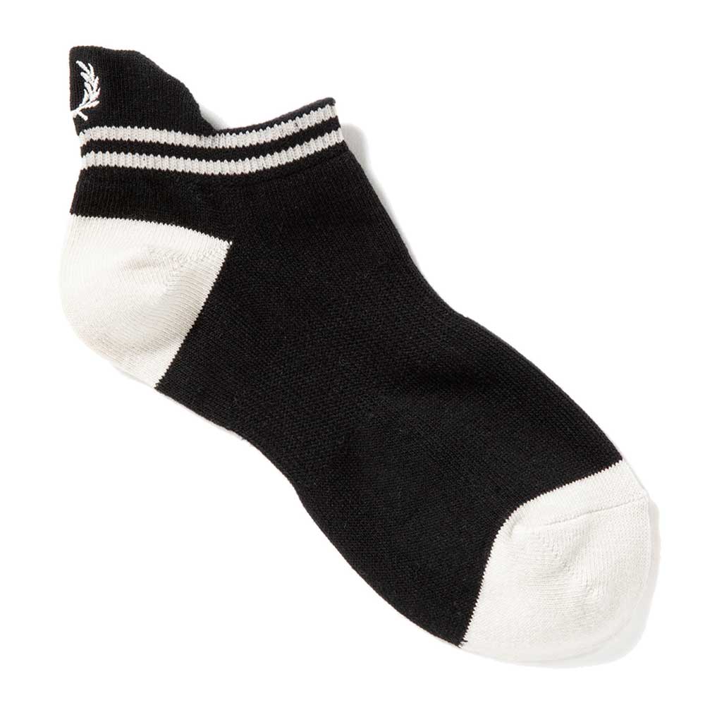 FRED PERRY フレッドペリー Tipped Rib Ankle Socks F19938 アンクルソックス(日本製)