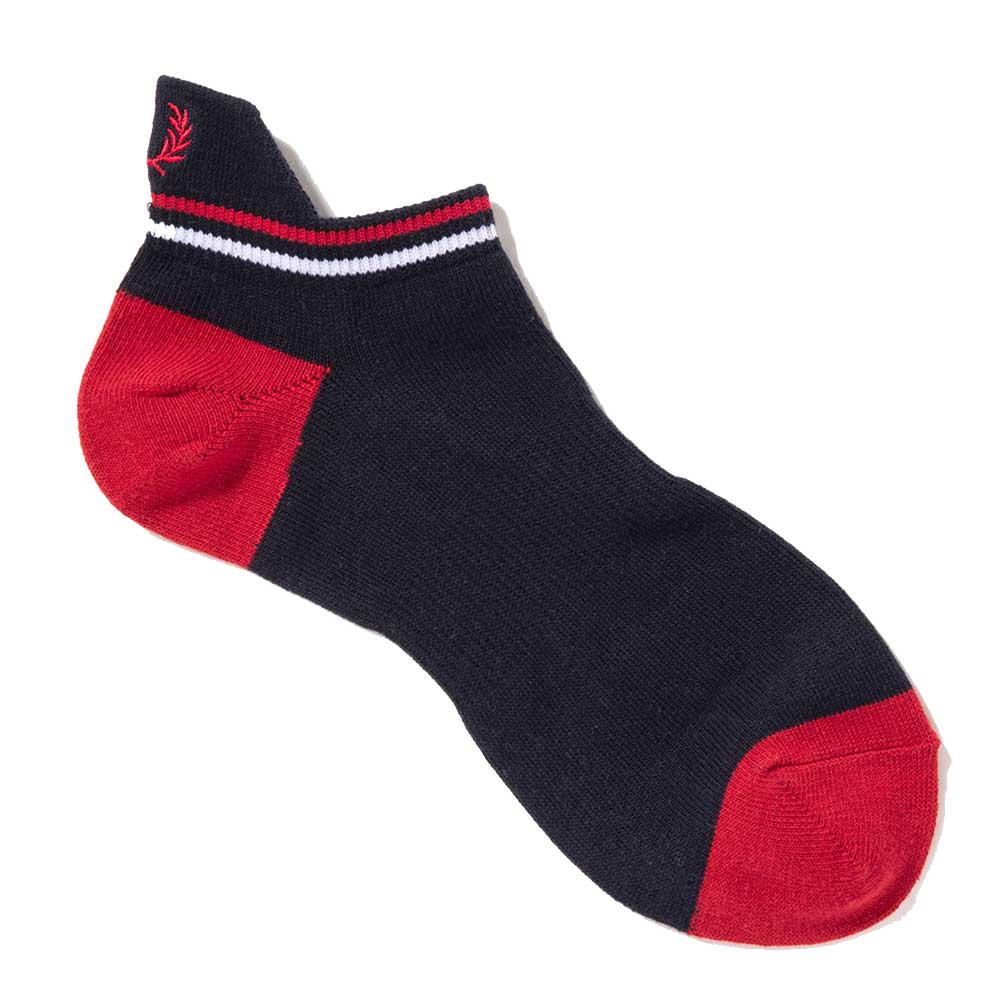 FRED PERRY フレッドペリー Tipped Rib Ankle Socks F19938 アンクルソックス(日本製)