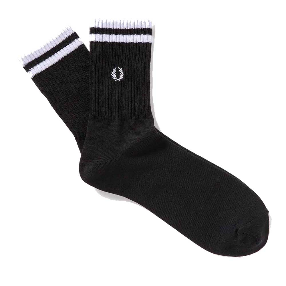 FRED PERRY フレッドペリー Tipped Short Socks F19998 ティップド ショートソックス(日本製)