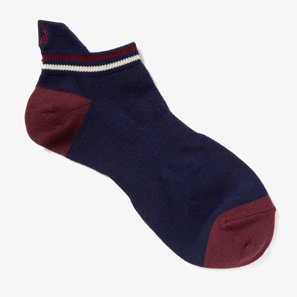 FRED PERRY フレッドペリー Tipped Rib Ankle Socks F19999 アンクルソックス(日本製)