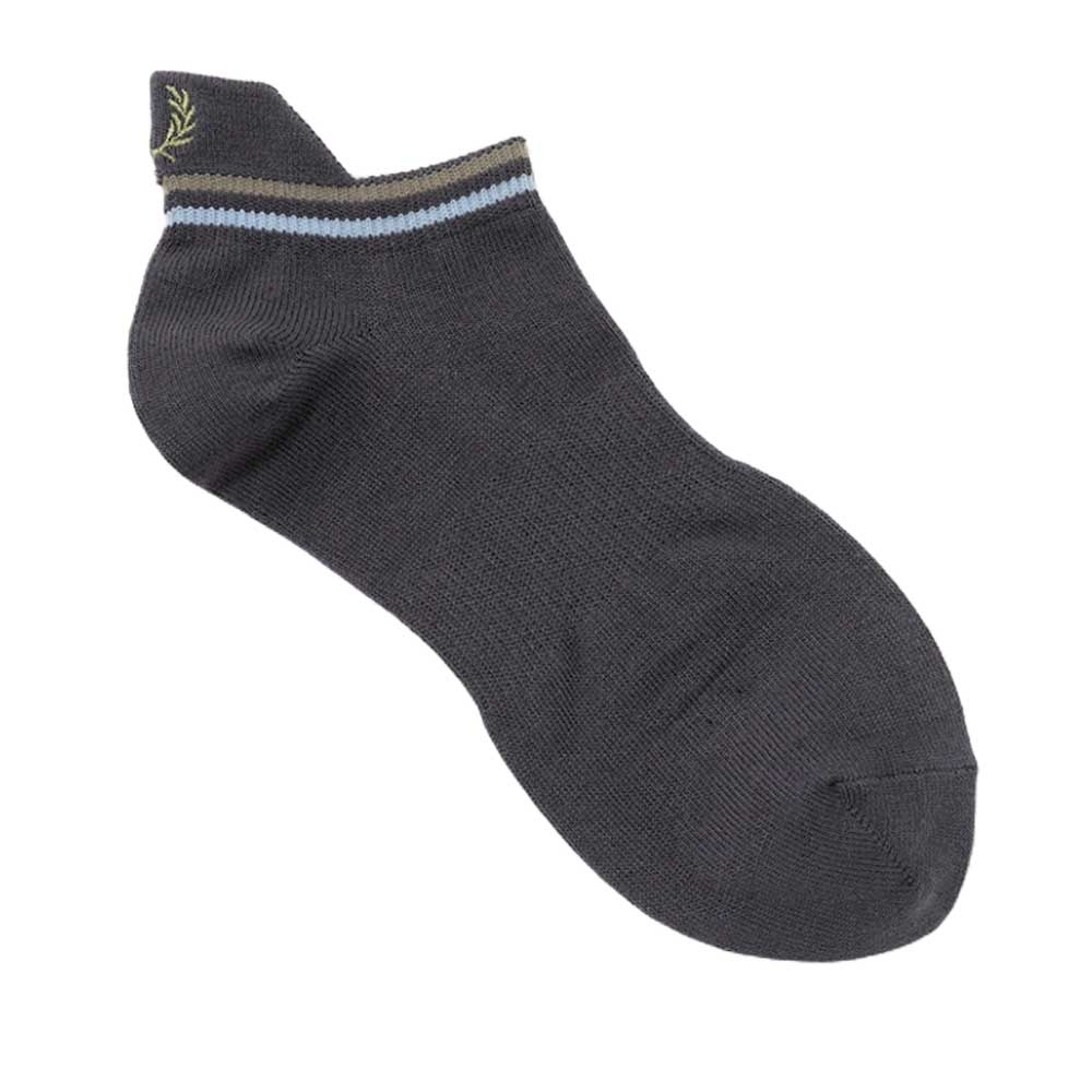 FRED PERRY フレッドペリー Tipped Rib Ankle Socks F19999 アンクルソックス(日本製)