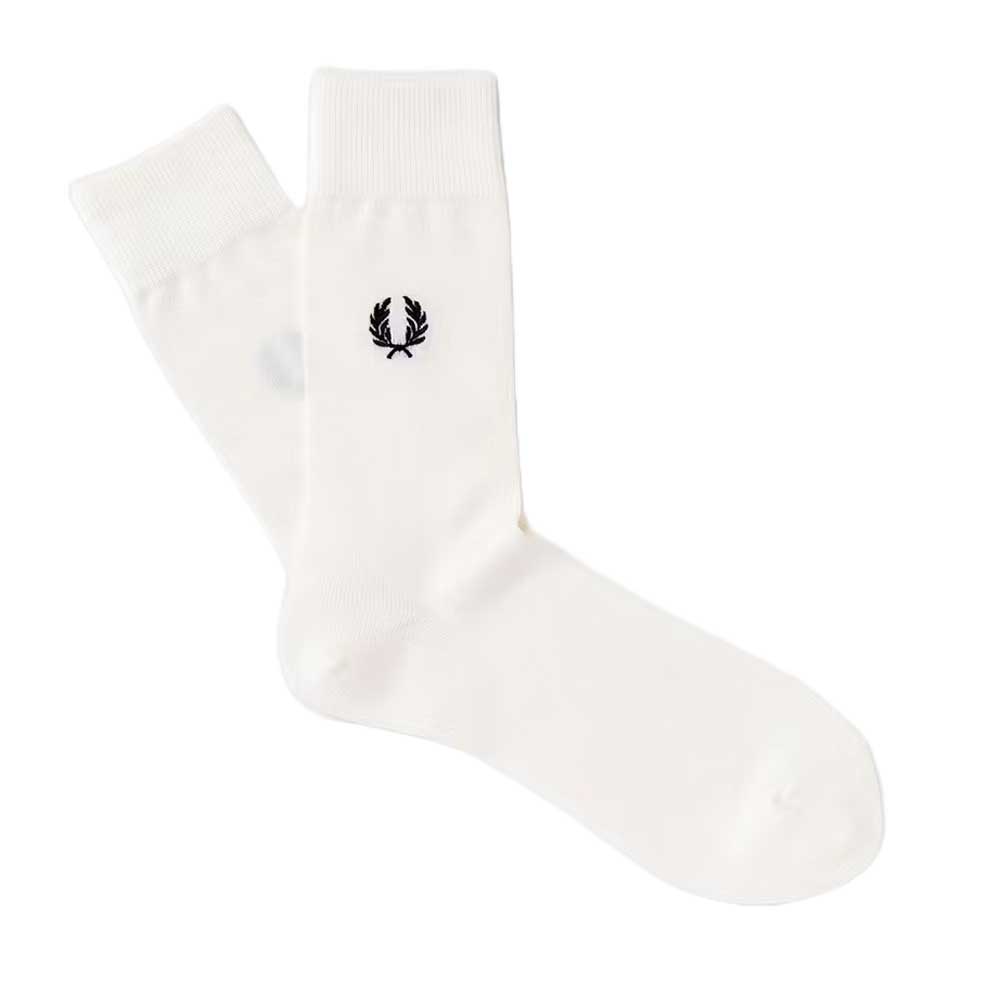 FRED PERRY フレッドペリー Embroidered Socks F20006 (日本製) クルーソックス 靴下