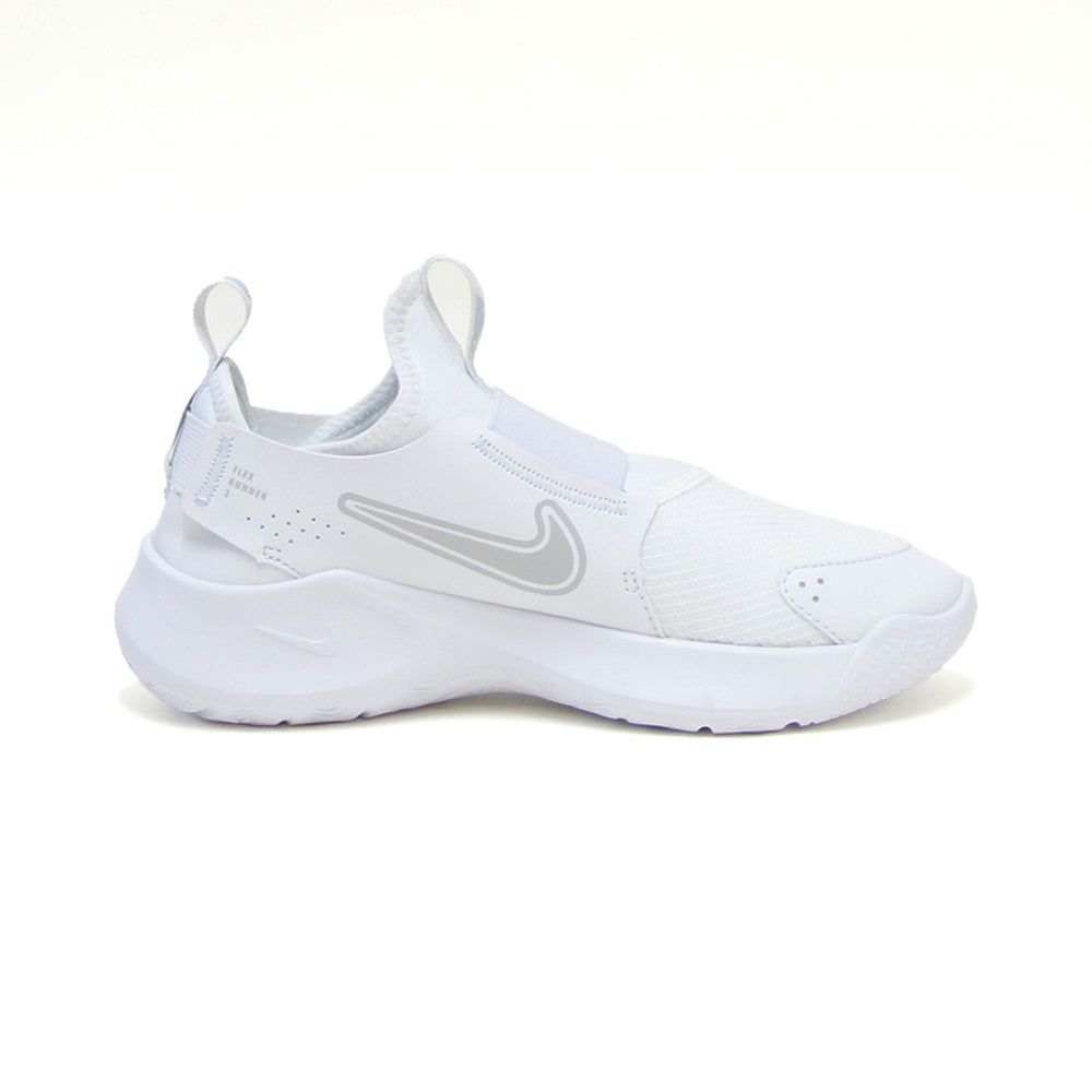 NIKEナイキFN1294100フレックスランナー3GSホワイト/ピュアプラチナホワイトNIKEFLEXRUNNER3GS(キッズシューズ)ジュニアランニングスリッポン「靴」