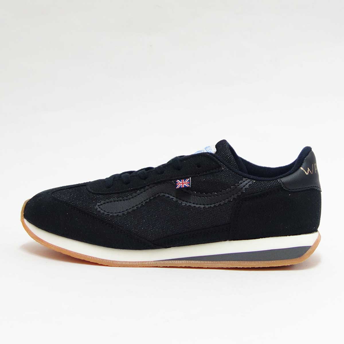 WALSH ウォルシュ FRC 71007(ユニセックス) Fierce Mesh カラー:ブラック/ホワイト(英国製) ナイロン&ヴェロン&PVCのランニングスニーカー 「靴」