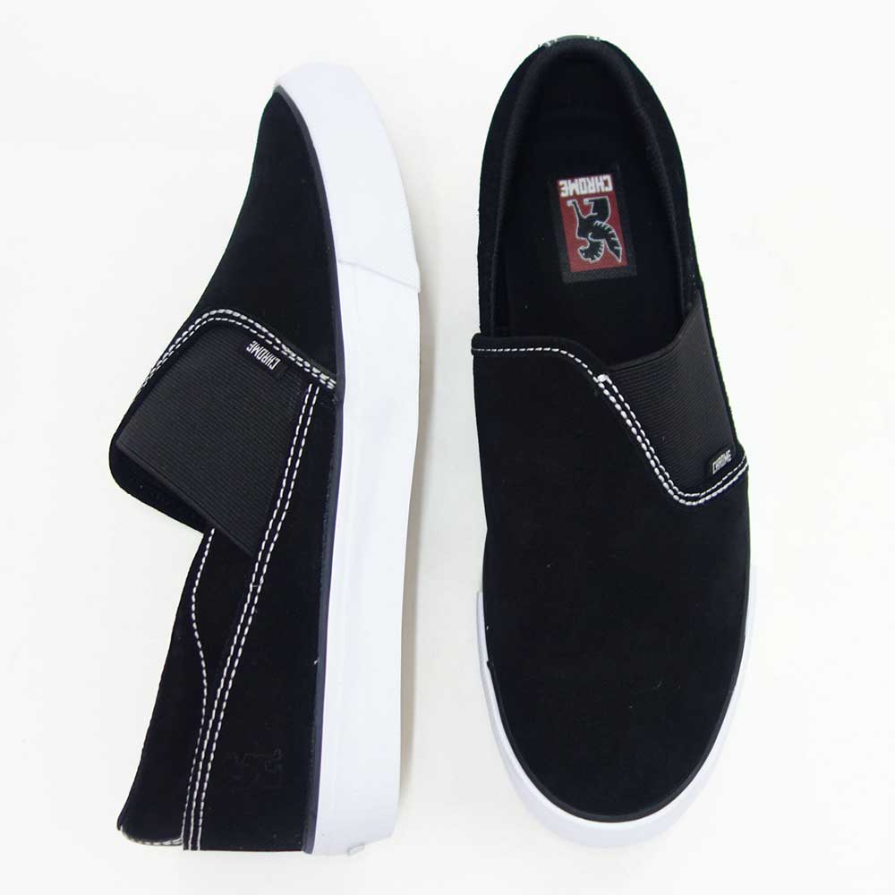 クローム CHROME DIMA 2.0 SUEDE(ディマ 2.0 スエード)ブラック/ホワイト (FW-169-BWSD) タフなアーバンスニーカー 「靴」