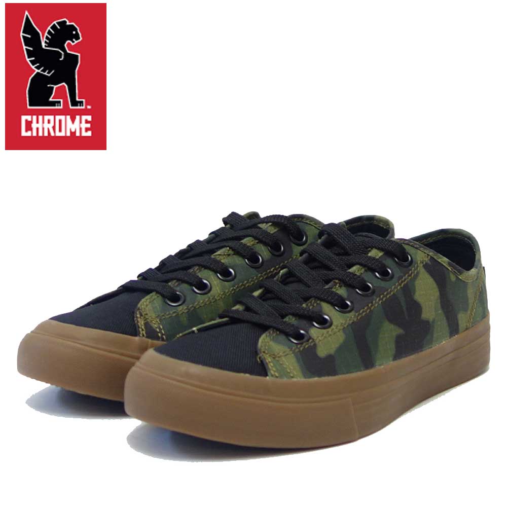 クローム CHROME KURSK AW(クルスク AW)WOODLAND CAMO (FW-173-WDCA) タフなアーバンスニーカー 「靴」