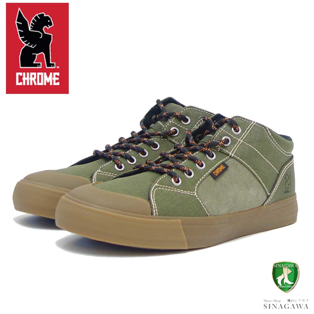 クローム CHROME SOUTHSIDE 3.0(サウスサイド 3.0)OLIVE FOREST (FW-174-OLFO) タフなアーバンバイクスニーカー 「靴」