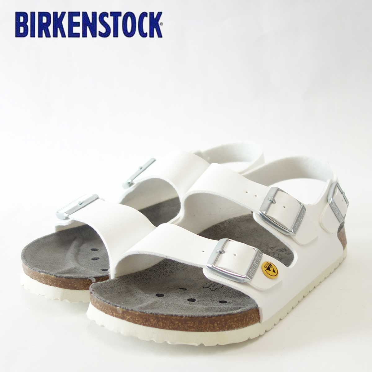 BIRKENSTOCK ビルケンシュトック プロフェッショナル MILANO(ミラノ) ESD(帯電消散機能付き) GP 634888 ホワイト(レディース) 「靴」サンダル ALPRO アルプロ 医療機関用