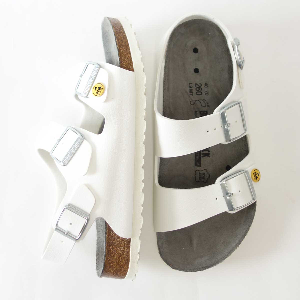 BIRKENSTOCK ビルケンシュトック プロフェッショナル MILANO(ミラノ) ESD(帯電消散機能付き) GP 634888 ホワイト(レディース) 「靴」サンダル ALPRO アルプロ 医療機関用