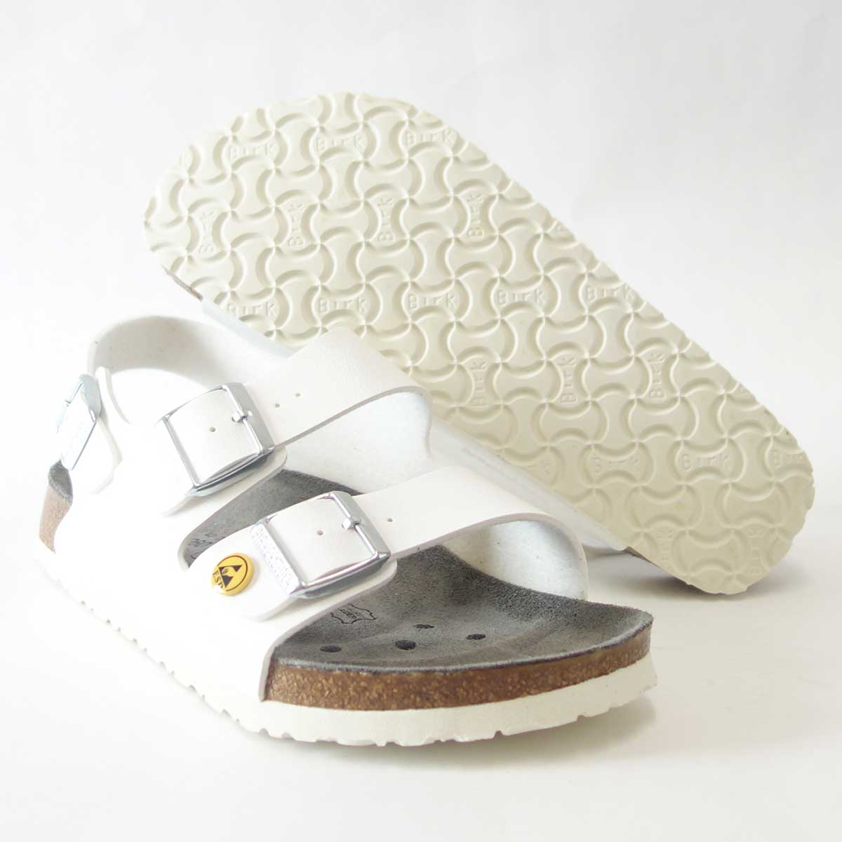 BIRKENSTOCK ビルケンシュトック プロフェッショナル MILANO(ミラノ) ESD(帯電消散機能付き) GP 634888 ホワイト(レディース) 「靴」サンダル ALPRO アルプロ 医療機関用