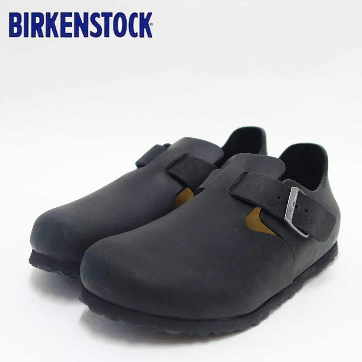 BIRKENSTOCK(ビルケンシュトック)  LONDON(ロンドン)ユニセックス GS 166543(オイルドレザー/ブラック) ドイツ生まれの快適シューズ 「靴」
