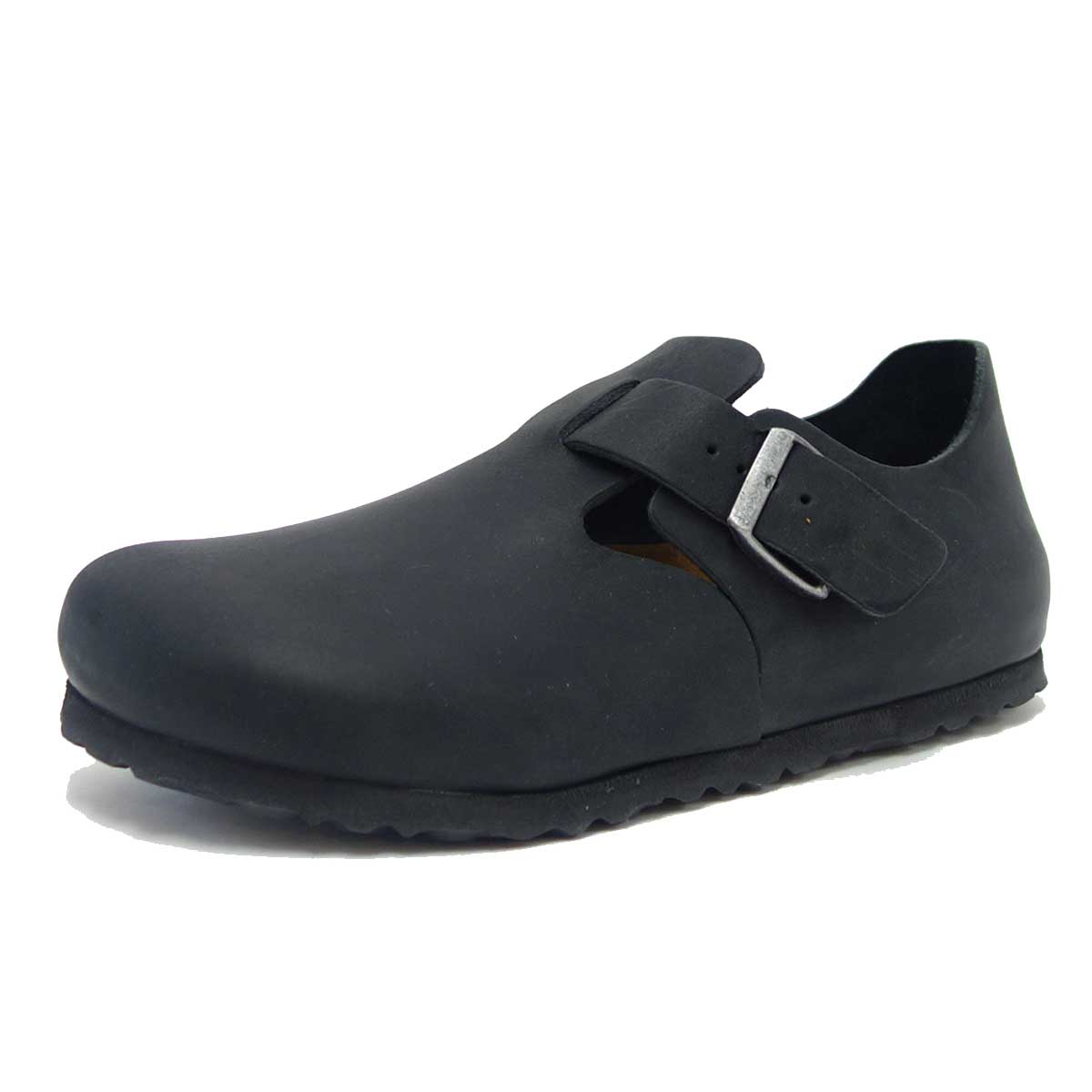 BIRKENSTOCK(ビルケンシュトック)  LONDON(ロンドン)ユニセックス GS 166543(オイルドレザー/ブラック) ドイツ生まれの快適シューズ 「靴」