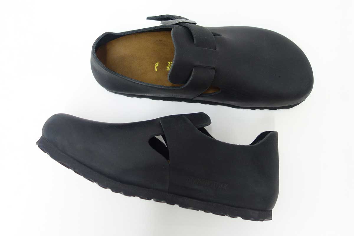 BIRKENSTOCK(ビルケンシュトック)  LONDON(ロンドン)ユニセックス GS 166543(オイルドレザー/ブラック) ドイツ生まれの快適シューズ 「靴」