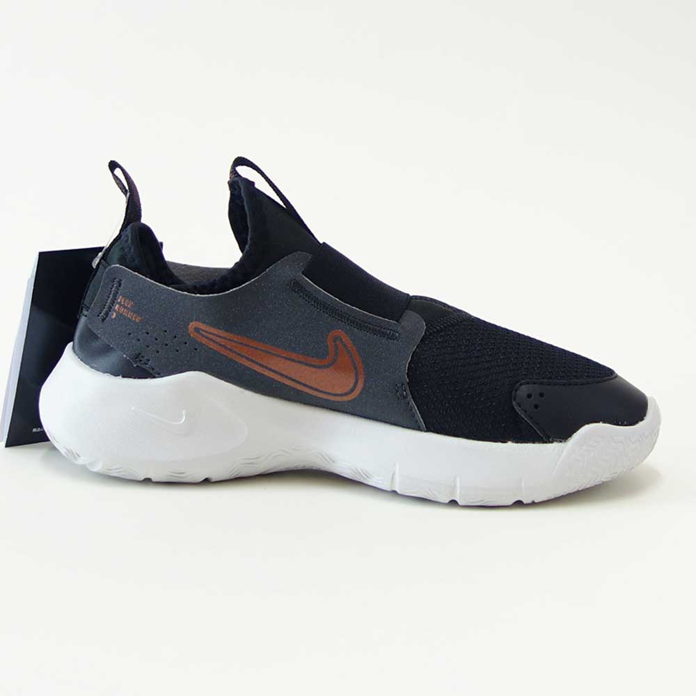 NIKEナイキFJ7365001フレックスランナー3SEHFブラック/ダークポニー/アンスラサイトNIKEFLEXRUNNER3GS(キッズシューズ)ジュニアランニングスリッポン「靴」