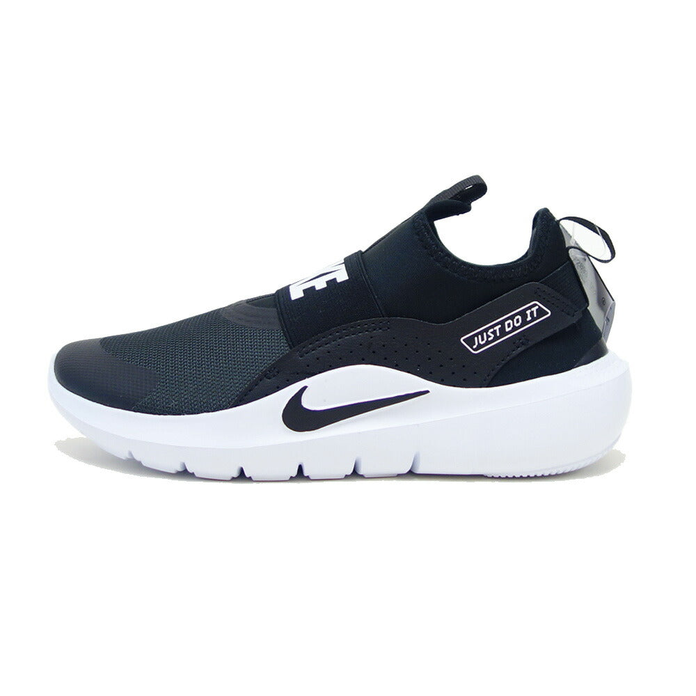 NIKE ナイキ IF2894 002 フレックスランナー 4 PS ブラック/ホワイト (キッズシューズ) ランニング スリッポン「靴」