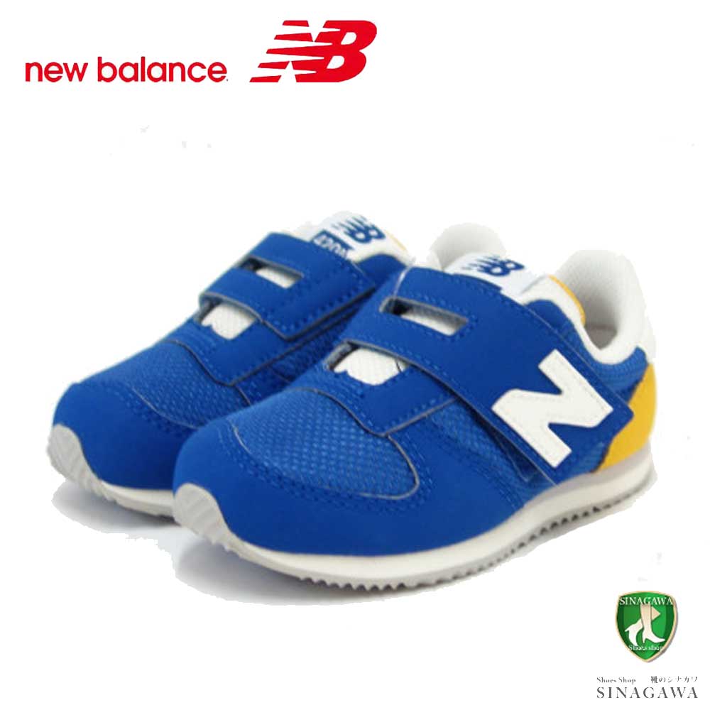 ニューバランス new balance IZ420MJA ブルー(キッズ インファント) マジックテープ スニーカー ベビーシューズ「靴」