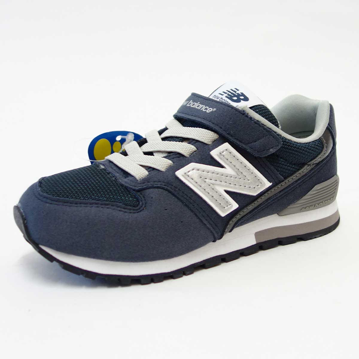 『new balance ニューバランス』<br>KV996 ネイビー(キッズ)<br>細身のスリムフィット<BR>『靴』『子供靴』
