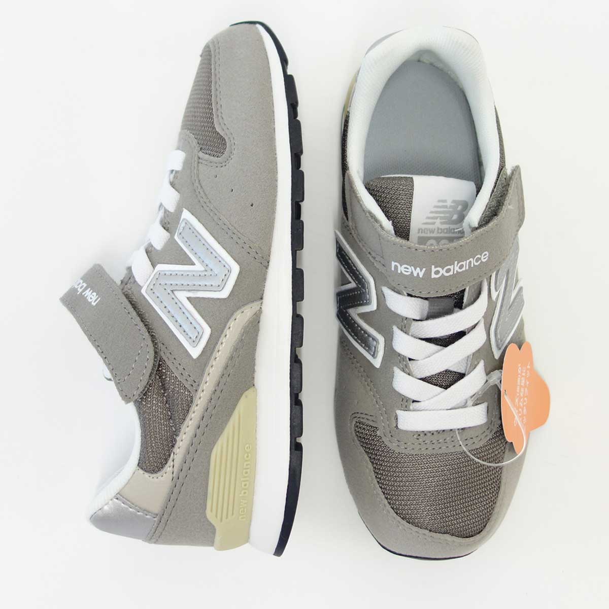 new balance ニューバランス <br>KV996 CWY グレー(キッズ)<br>細身のスリムフィット<BR>「靴」
