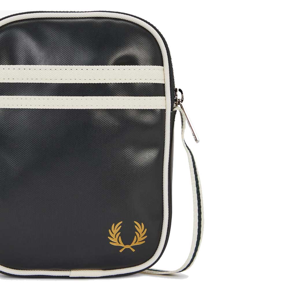 フレッドペリーバッグFREDPERRYClassicSmallSideBagL1179(T11:NIGHTGREEN/ECRU)ショルダーボディバッグ