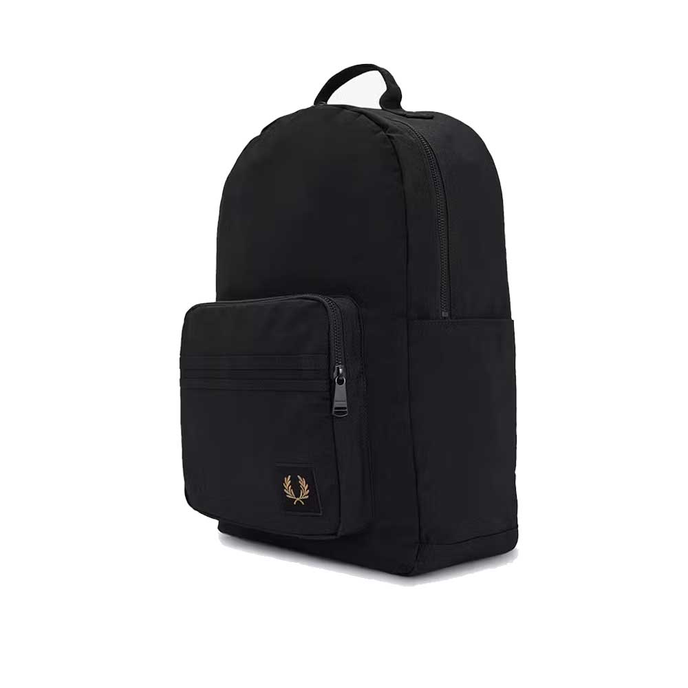 FREDPERRYフレッドペリーNylonBadgeBackpackL1192102(BLACK)リュックバックパック
