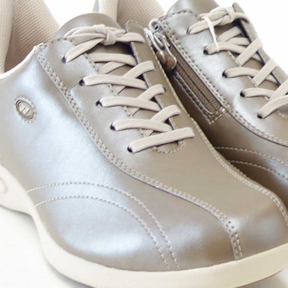 ヨネックスYONEXL130W708パールカーキ(レディース)撥水快適ウォーキングパワークッションプラスハンズフリー楽々フィット4.5E膝腰負担軽減旅行靴