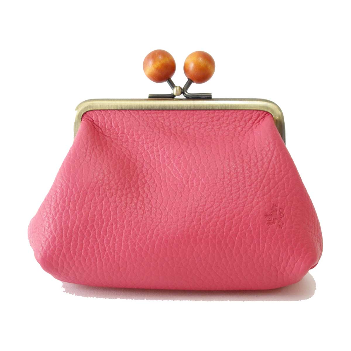 ラヘラ Lahella small goods スモールグッズ L-148 ピンク(日本製) イタリアンレザーがま口