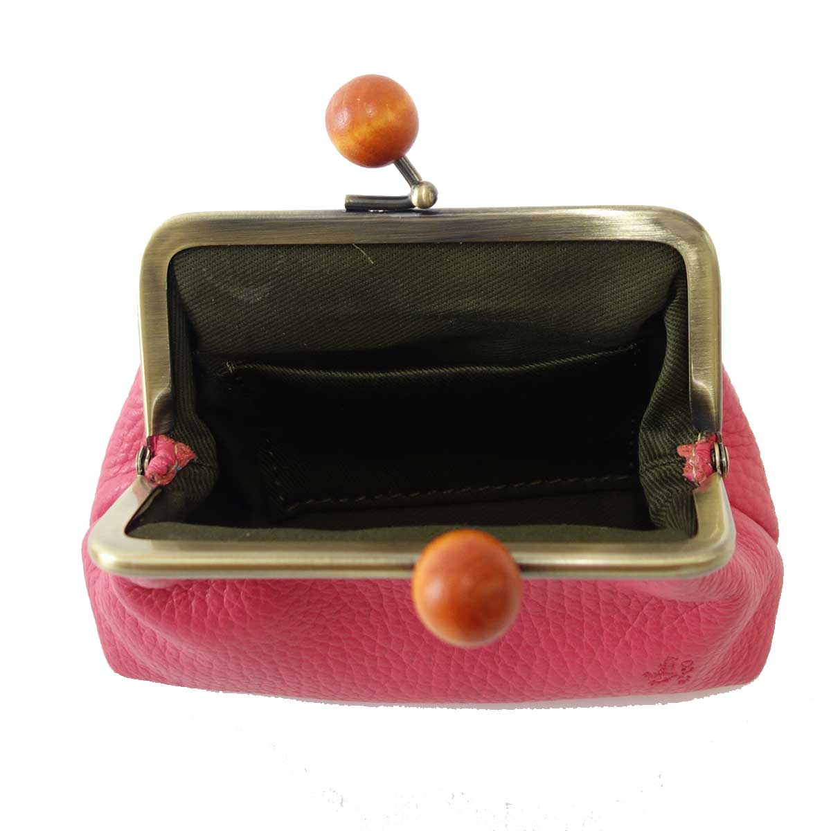 ラヘラ Lahella small goods スモールグッズ L-148 ピンク(日本製) イタリアンレザーがま口